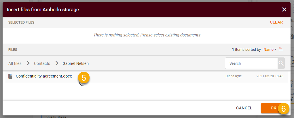 How to Attach or Save email attachments to Amberlo?