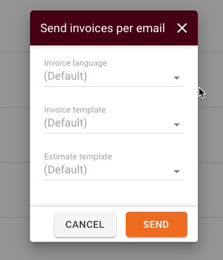 Bulk send invoices 2