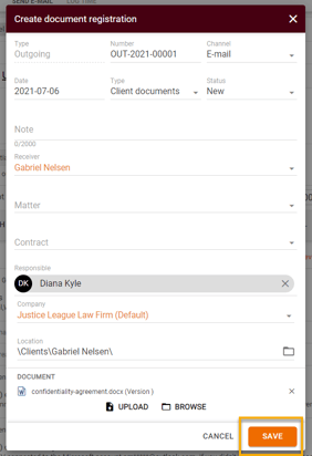 Correspondence module12