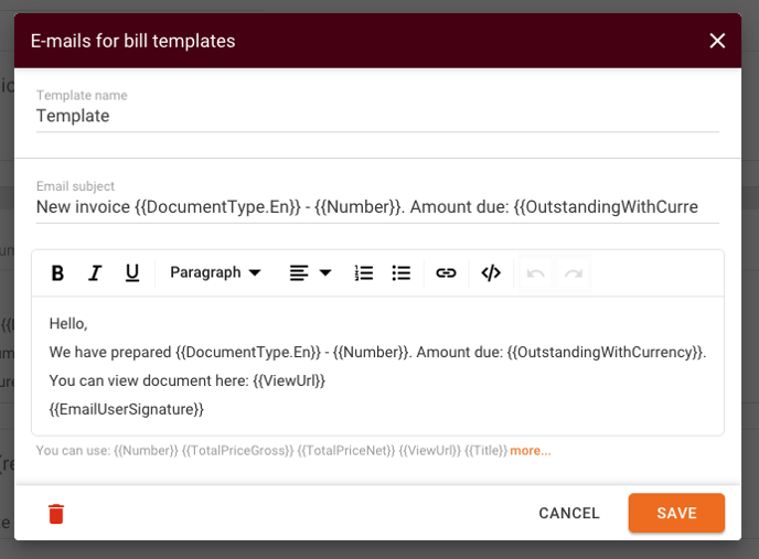 Customize Your Email Template For Bills And Reminders4