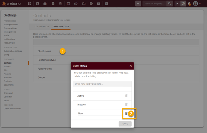 How to Manage Contacts Dropdown Lists5-1