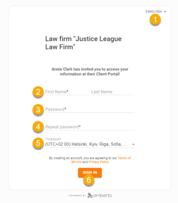 How to connect and use Client Portal feature in Amberlo 5