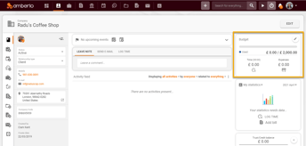 How to enable and use Budget for Matter or Client 5