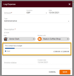 How to enable and use Budget for Matter or Client 7