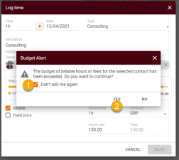 How to enable and use Budget for Matter or Client 9