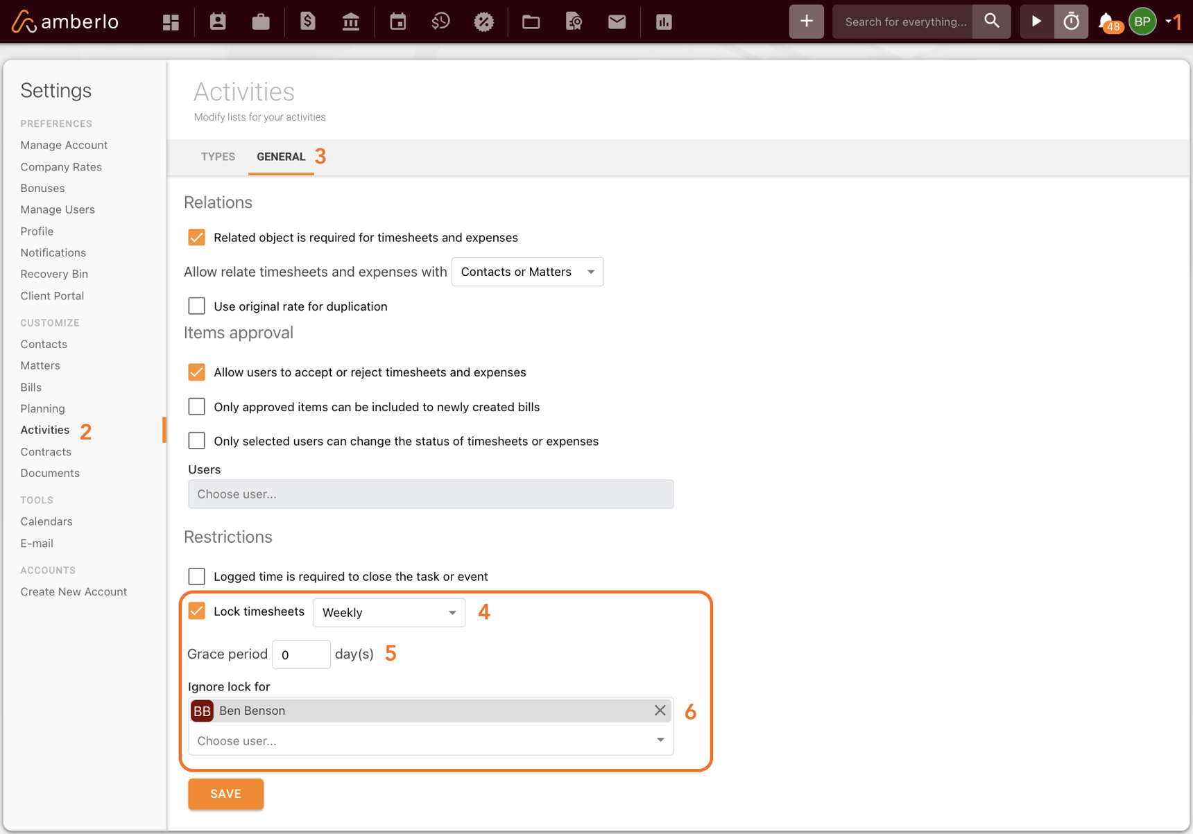 How to enable Timesheet Locking?