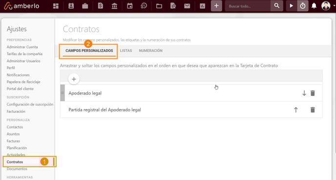 Cómo añadir, editar o eliminar Campos Personalizados de Contratos_1