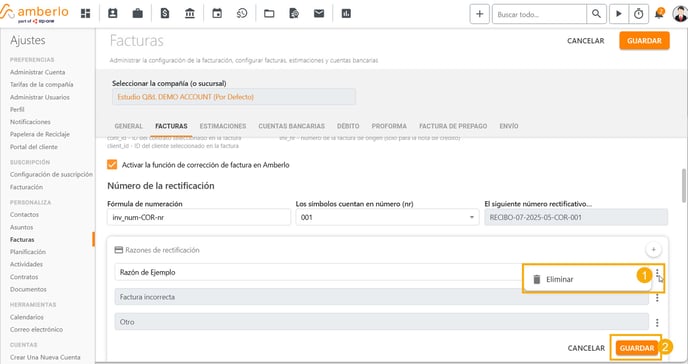 Cómo agregar, editar o eliminar motivos de corrección_2