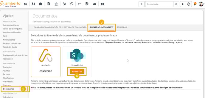 Cómo conectar y usar SharePoint con Amberlo_1