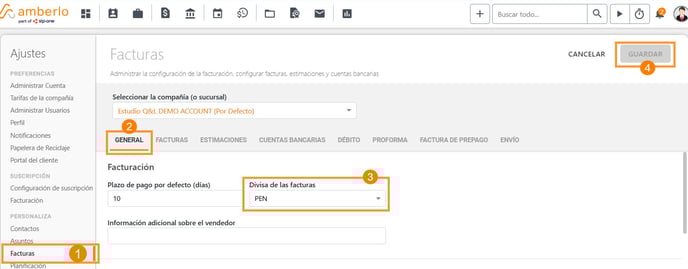 Cómo configurar el Plazo de Pago Predeterminado en las Facturas_2