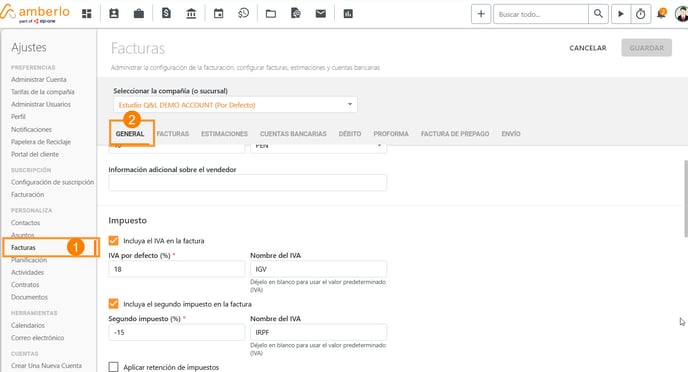 Cómo configurar los Ajustes Generales de Facturación_1