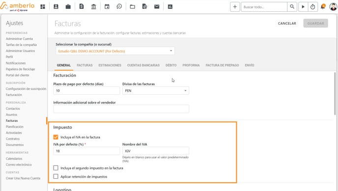 Cómo configurar los Ajustes Generales de Facturación_3