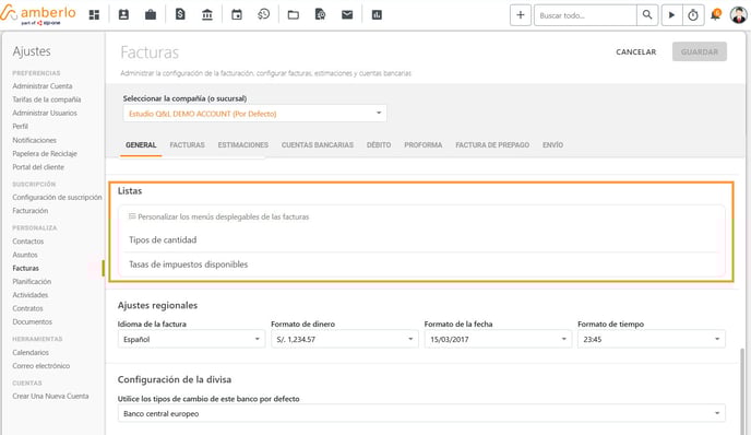 Cómo configurar los Ajustes Generales de Facturación_4