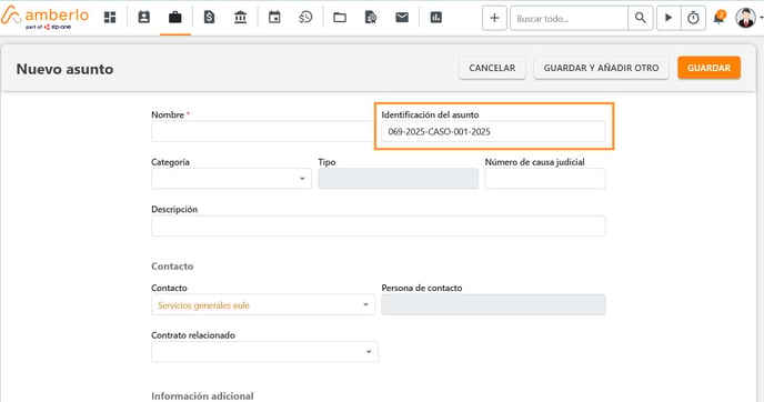 Cómo configurar los Ajustes de Numeración de Asuntos_2