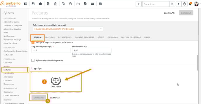 Cómo configurar un logo para las facturas_1