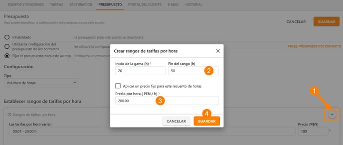 Cómo configurar y usar Presupuestos de Volumen de Horas_3