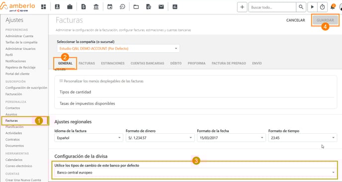 Cómo establecer el banco predeterminado para los tipos de cambio_1