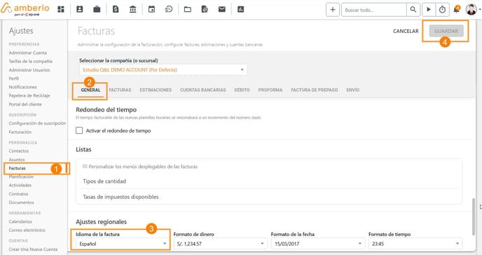 Cómo establecer el idioma predeterminado para las facturas_1