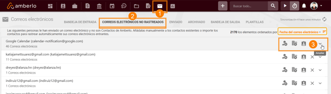 Cómo ordenar los correos electrónicos no rastreados_1