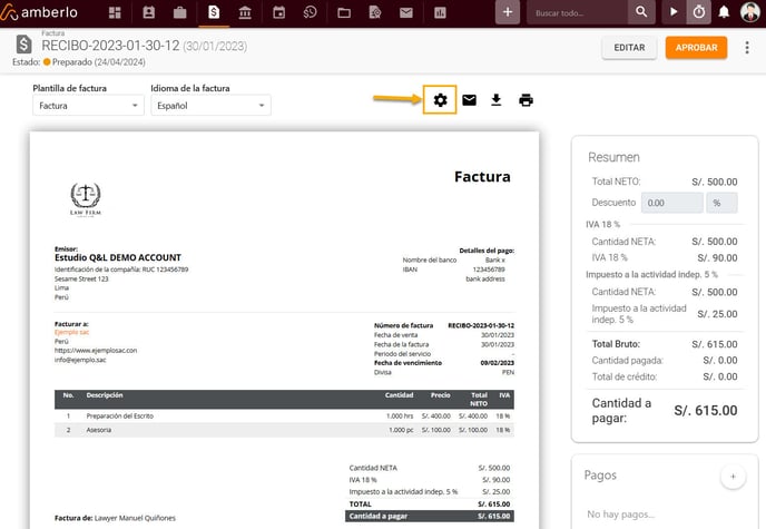 Cómo puedo configurar la visualización del importe del Impuesto para cada artículo facturado_1