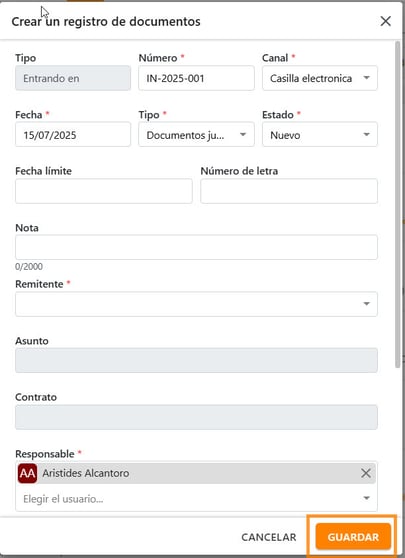 Cómo usar el módulo de Correspondencia en Amberlo_3