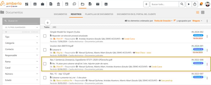 Cómo usar el módulo de Correspondencia en Amberlo_5