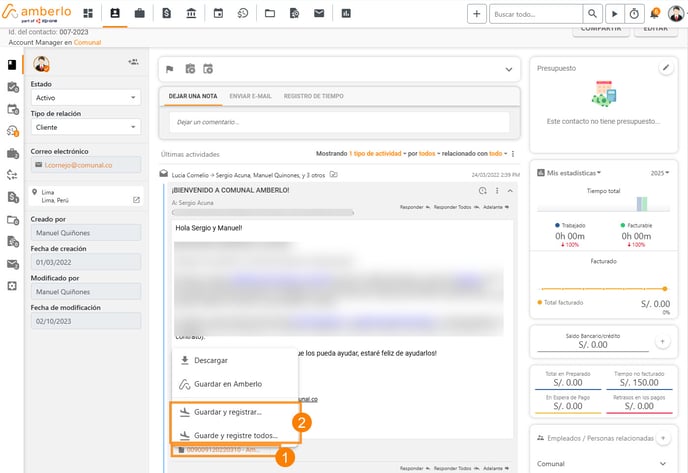 Cómo usar el módulo de Correspondencia en Amberlo_9