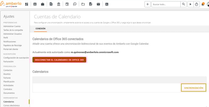 Calendario de Office 365 y Amberlo_4