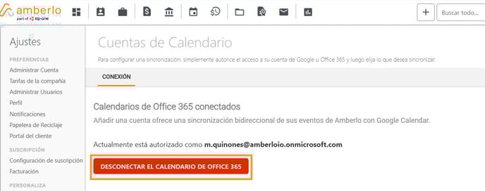 Calendario de Office 365 y Amberlo_7