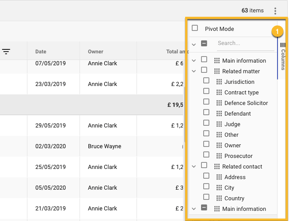 Table view - advanced data management 3