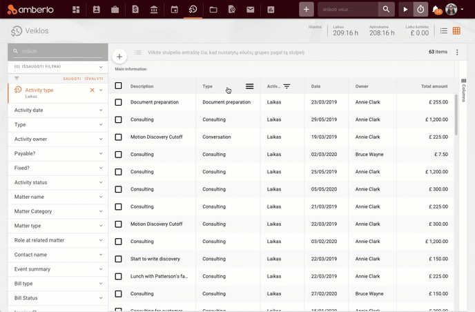 Table view - advanced data management 4